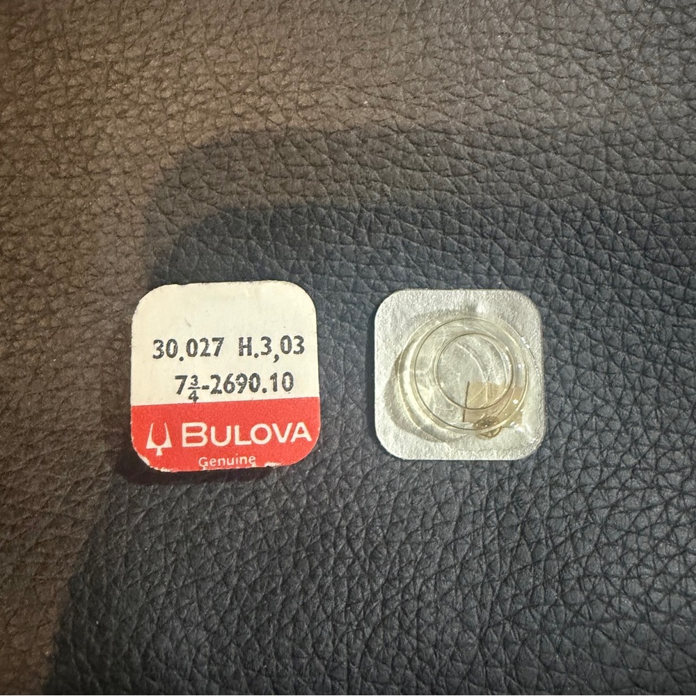 NOS Bulova Watch Part # 30.027 H.3,03/7 3/4 2690.10